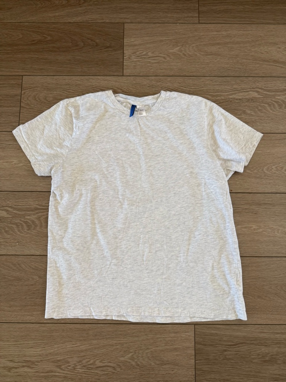 H&M Classic Men's Crew Neck T-Shirt - Light Gray